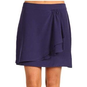 BCBGMAXAZRIA Women's Silk Draped Skirt sz 8